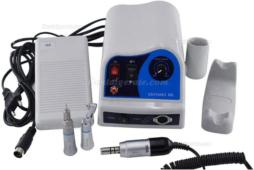 Shiyang N8 S03 Mikromotor mit Winkelst&uuml;cke + Gerade handst&uuml;ck + Luftmotor